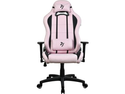 AROZZI herní židle TORRETTA SuperSoft/ látkový povrch/ růžová