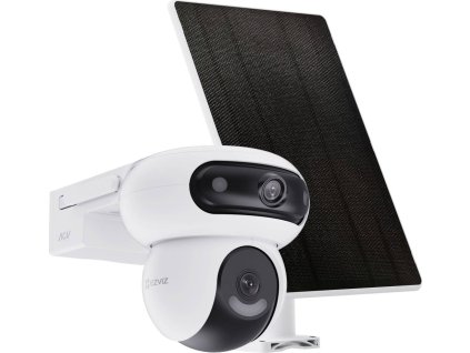 EZVIZ IP kamera HB90 kit/ PTZ/ Wi-Fi/2x 4Mpix/ krytí IP65/ objektiv 2,8 + 6mm/ H.265/ IR až 35m/ + 8W solární panel