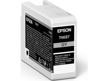 EPSON ink Singlepack Gray T46S7 UltraChrome Pro 10 ink 25ml