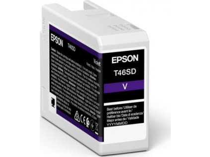 EPSON ink Singlepack Violet T46SD UltraChrome Pro 10 ink 25ml