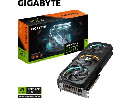 GIGABYTE GeForce RTX 5070 GAMING OC 12G, 12G GDDR7, 3xDP, 1xHDMI