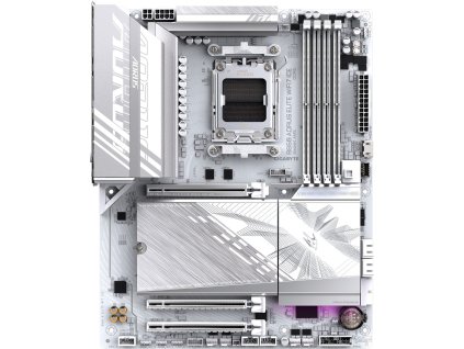GIGABYTE B850 A ELITE WF7 ICE, AM5, AMD B850, 4xDDR5, 1xDP, WiFi, ATX