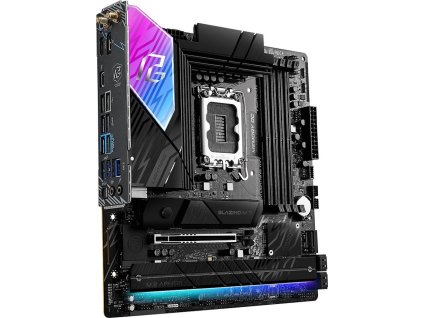 ASRock B860M Lightning WiFi, LGA1851, Intel B860, 4xDDR5, 1xThunderbolt, 1xDP, 1xHDMI, WiFi, mATX