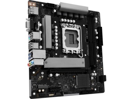 ASRock H810M-X, LGA1851, Intel H810, 2xDDR5, 1xDP, 1xHDMI, 1xVGA, mATX