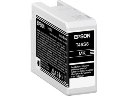 EPSON ink Singlepack Matte Black T46S8 UltraChrome Pro 10 ink 25ml