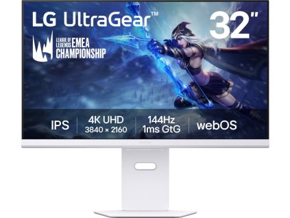 LG MT IPS LCD LED 31,5" 32G810SA - IPS panel, SMART, 3840x2160, 144Hz, 1ms, G-sync, HDMI, DP, USB 3.0, pivot
