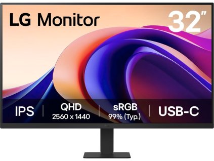 LG monitor 32U631A-B  31,5" IPS  2560x1440 / 16:9 /100Hz/ 250cdm / 5ms / USB-C/HDMI/HDR 10
