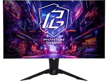 Phantom Gaming by Asrock monitor PGO32UFS 32" /OLED/3840x2160/240Hz/275cd/m2/0,03ms/DP/HDMI/USB-C/repro/VESA/wifi antena