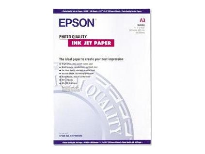 EPSON A3,Photo Quality Inkjet Paper (100listů)