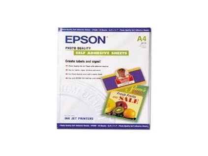 EPSON A4,Photo Quality Inkjet P. samolepící (10ks)