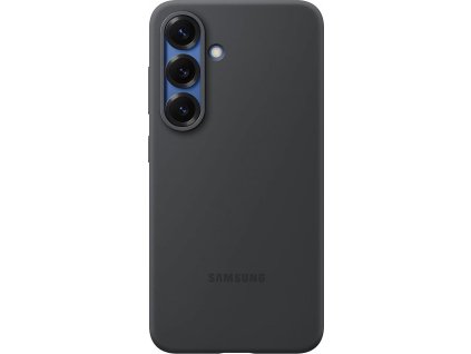 Samsung Silikonový zadní kryt pro Galaxy S25 Black