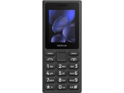 Nokia 105 Dual SIM, 2G, černá (2025), (CZ, SK, HU)