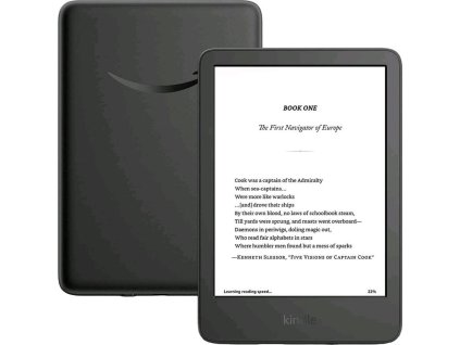 E-book Amazon Kindle Touch 2024 (16 GB), black, BEZ REKLAM
