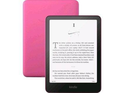 E-book Amazon Kindle Paperwhite 2024 (16 GB), raspberry, s reklamou