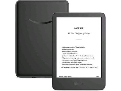E-book Amazon Kindle Touch 2024 (16 GB), black, s reklamou