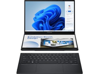 ASUS Zenbook Duo 14 OLED/UX8406CA-OLED166X/U9-285H/14"/2880x1800/T/32GB/1TB SSD/Arc 140T/W11P/Gray/2