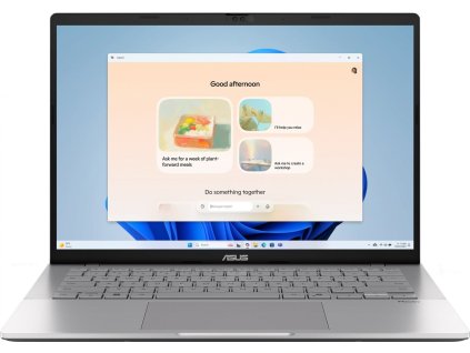 ASUS NTB Vivobook S14 (S3407CA-LY008W), Ultra 7 255H, 14" 1920 x 1200, 16GB, 1TB SSD, UHD, W11 Home, Cool Silver