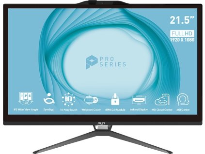 MSI PRO/AP222T 13M-290CZ/21,5"/FHD/T/i5-13400/8GB/256GB SSD/UHD 730/W11P/Černá/2R