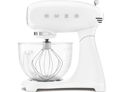 Smeg SMF13WHEU, kuchyňský robot, 800 W, 4,8 l, skleněná mísa, 10 programů, Full-Color bílý