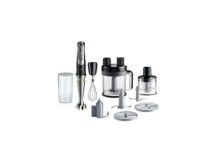 Braun MQ9195XLI tyčový mixér, 1200 W, ActiveBlade, plynulá regulace rychlostí, SmartSpeed, rozsáhlé příslušenství