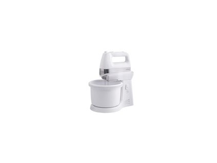 Orava SL-400 C ruční šlehač s nádobou, 400 W, 85 dB, 5 rychlostí, 2.5 l objem mísy, pulzní spínač, bílá