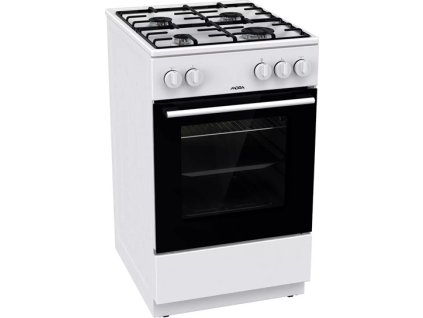 Mora P 2251 AW plynový sporák, energetická třída A, objem 70 l, spodní ohřev, úložný prostor, bílá