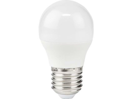 NEDIS LED žárovka E27/ G45/ 4,9 W/ 220 V/ 470 lm/ 2700 K/ teplá bílá/ matná