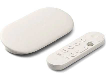Google TV Streamer 4K/ 4GB RAM/ 32GB úložistě/ HDMI/ USB-C/ BT/ WI-Fi/ LAN/ Google TV/ Porcelain/ bez adaptéru