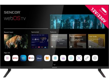 SLE 32S830MB WEBOS SMART TV 12V SENCOR