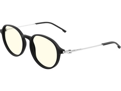GUNNAR kancelářske/herní brýle LOOP ONYX/MERCURY  * čirá  skla  * BLF 35 *GUNNAR focus