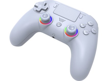 SUBSONIC by SUPERDRIVE herní ovladač WIRELESS LED/ PS4/ PC/ Bílý