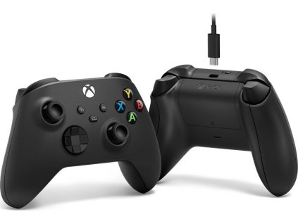 Xbox Wireless Controller černý + USB-C kabel