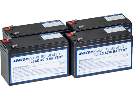 AVACOM AVA-RBP04-12090-KIT - baterie pro UPS CyberPower, EATON, Effekta, FSP Fortron, HP, Legrand