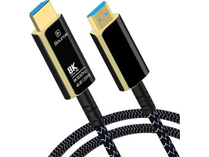PremiumCord Ultra High Speed HDMI 2.1 optický fiber kabel 8K@60Hz,zlacené 20m