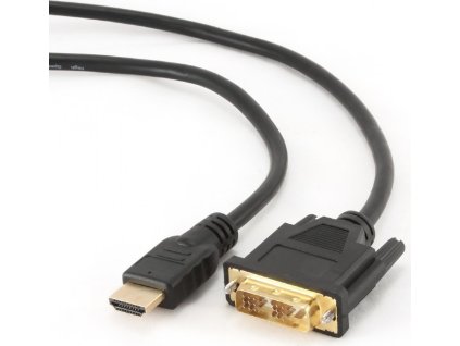 GEMBIRD Kabel HDMI-DVI 0,5m, 1.3, M/M stíněný, zlacené kontakty