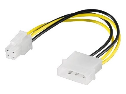 PREMIUMCORD Kabel napájecí interní 1x 5,25" - 1x P4 4pin