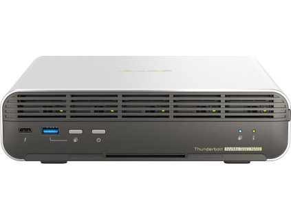 QNAP TBS-h574TX-i3-12G (8core, 12GB RAM, 5x E1.S/M.2 slot, 1x 2,5GbE, 1x 10GbE, 2x Thunderbolt 4)