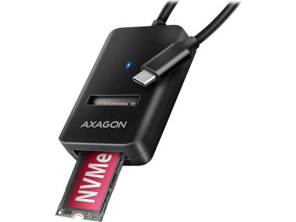 AXAGON ADM2-CM USB-C 10Gbps - M.2 NVMe & SATA SSD adaptér, kabel USB-C 10cm
