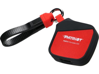 PATRIOT Portable SSD PDP31 1TB M.2 2230 format / USB 3.2 Gen2 / USB Type-C / externí / černo-červený