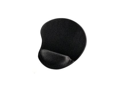 Hama ergonomická gélová podložka pod myš, čierna