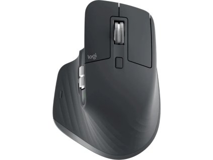 Logitech MX Master 3S/Kancelářská/Laserová/Pro praváky/8 000 DPI/USB+BT/Grafitová