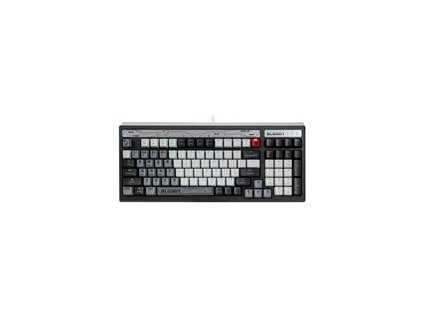 A4tech Bloody B950 podsvícená mechanická herní klávesnice RGB, Brown Switch, USB, CZ,  šedá