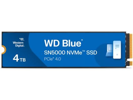 WD BLUE SSD NVMe 4TB PCIe SN5000, Gen4, (R:5500, W:5000MB/s)