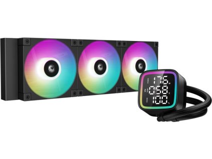 DEEPCOOL LD360 / 3x120 mm PWM ARGB fan / display / černý