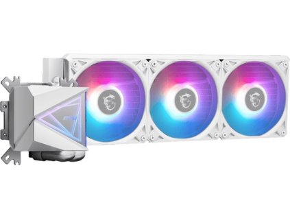 MSI MAG CORELIQUID I360 WHITE/ 3x 120mm ARGB fan/ bílý