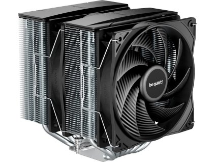 Be quiet! chladič CPU PURE ROCK PRO 3 / 2x120mm PWM fan / 6xheatpipe / stříbrný