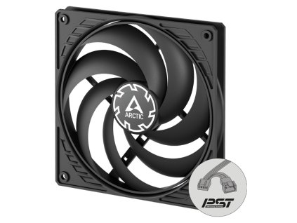 ARCTIC P14 Slim PWM PST – 140mm Pressure optimized case fan | Slim Profile | PWM controlled speed wi