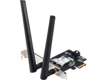 ASUS PCE-BE6500 WiFi 7 PCIe Adaptér, Bluetooth 5.4, PCIe 1x Slot, WPA3