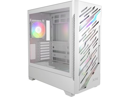 ADATA XPG case STARKER AIR BTF Mid-Tower, bez zdroje, 4x 120mm ARGB, Bílá