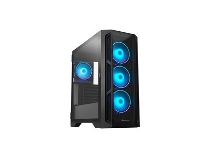 CHIEFTEC APEX, E-ATX, 1x USB-C 3.2, 2x USB 3.0, 4x 120mm ARGB Fan, ARGB Hub, černá